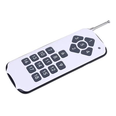 Télécommande Sans Fil RF ASK à 18 Touches Émetteur de Contrôle d'Accès LED Haute Puissance Télécommande à Code d'Apprentissage Sans Fil 433