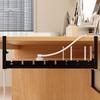 No Drilling Retractable Cable Storage Rack Heavy Duty Metal Cable Tray  Computer Desk