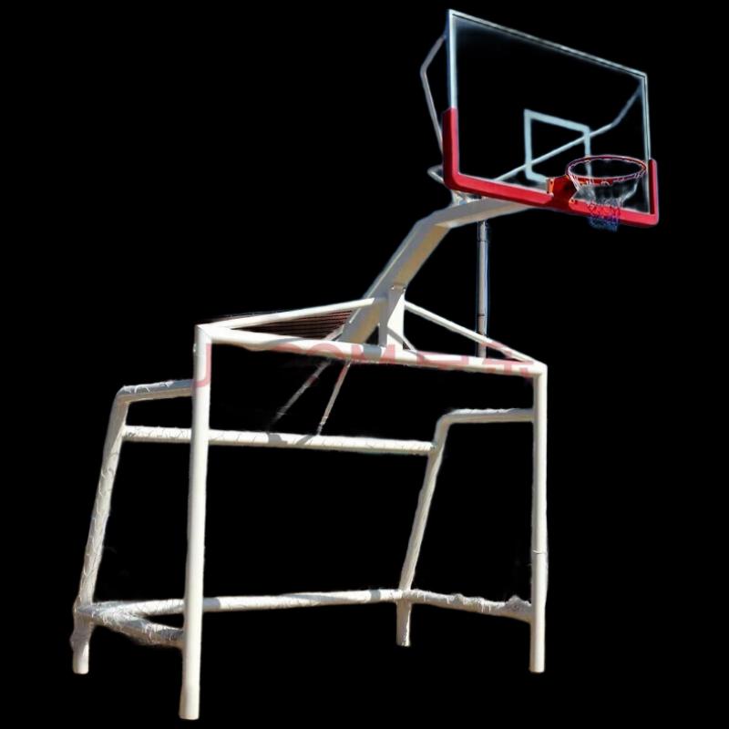 KANGLANGTE 5-a-side Soccer Goal & Basketball Hoop Combo