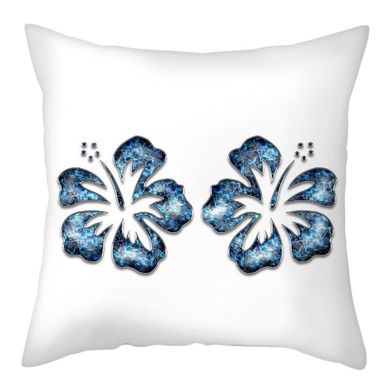 blue floral pillowcases