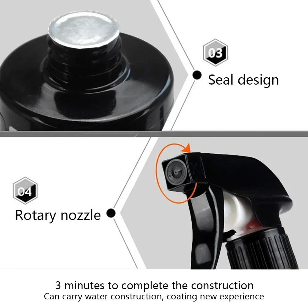 Recubrimiento Cerámico para Coche 10H Nano Vidrio Líquido 9H Recubierto de Cristal Hidrofóbico Impermeable Pulido Dureza de Pintura Cera Pulidora para Coche