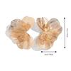 Elegant Golden Flower Stud Earrings Light Luxury Metal Earrings Hollow Flower Earrings  Party