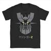 Men Women T Shirts Anime Video Game Robot Mazinger Z Print Tee Short Sleeve 100% Cotton Oversize T-shirt Retro Harajuku Tops