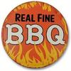 Metal Poster Round BBQ Beer Outdoor Wall Art Decor
