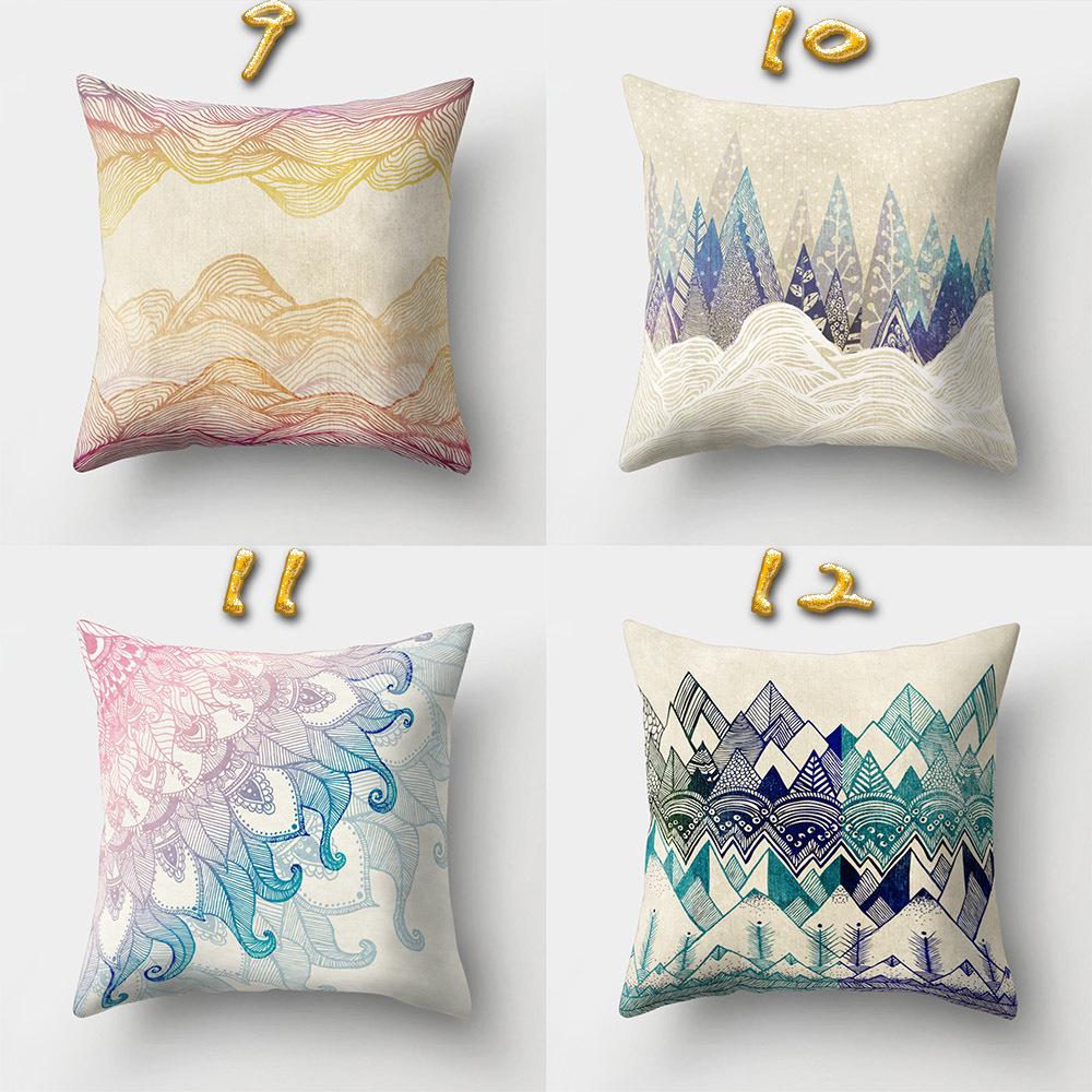 Corrugated Pillowcase Sofa Pillowcase Creative Home Car Cushion Office Pillowcase