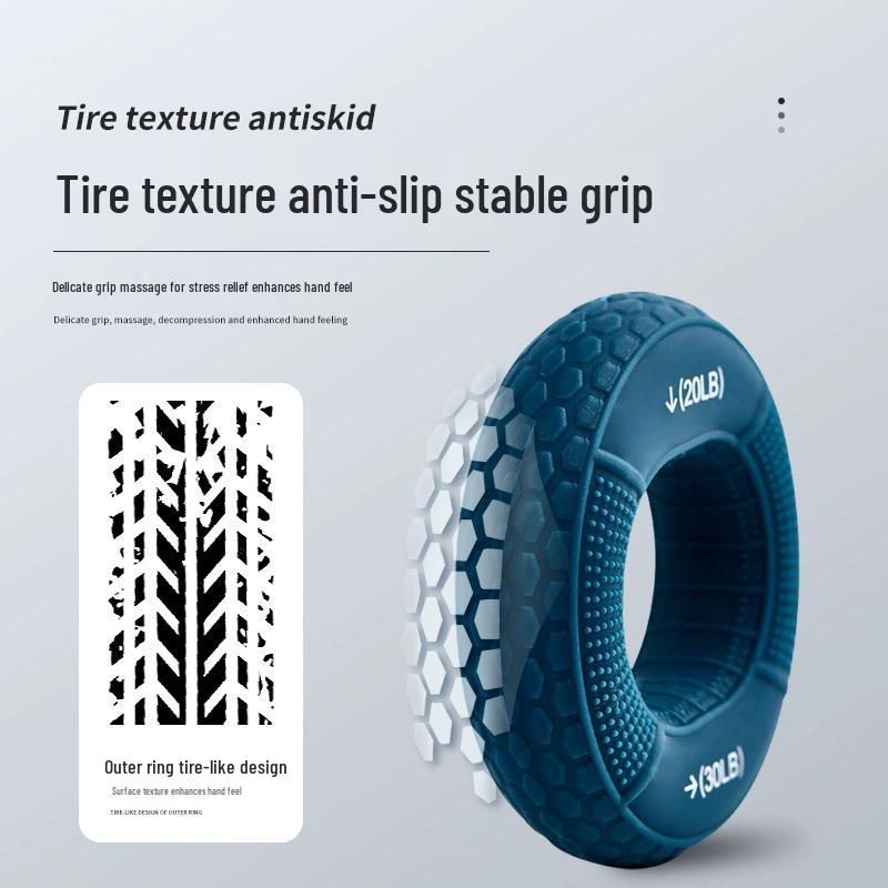 Silicone Grip Ring for Hand and Wrist Strengthening - Dual Resistance for Rehabilitation and Training