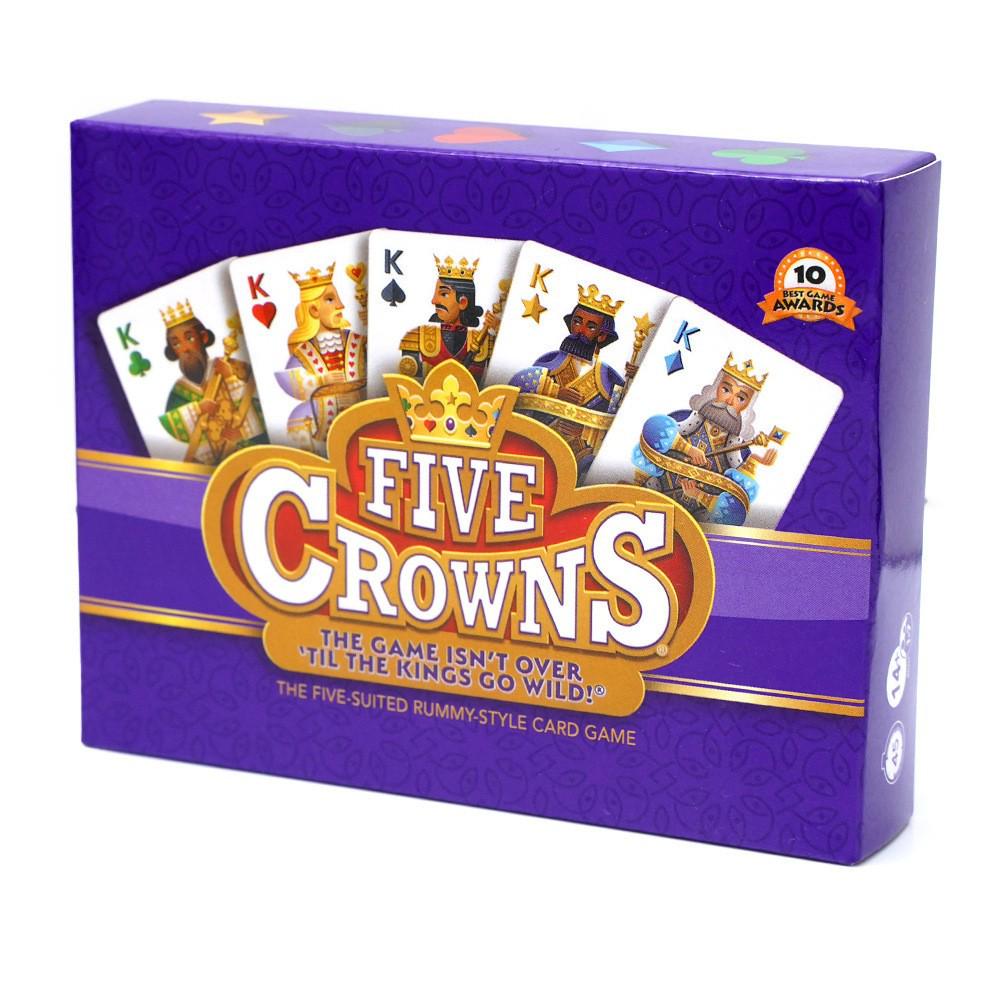Five Crowns & Quiddler Card Games Set: Crown Board Game & Magician Toys