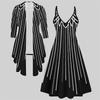 3D  Printed  Set Dress Coat ,  Double Color Combination with Simple Design  Fashion Print,suitable for Various Scene Fashion Styles