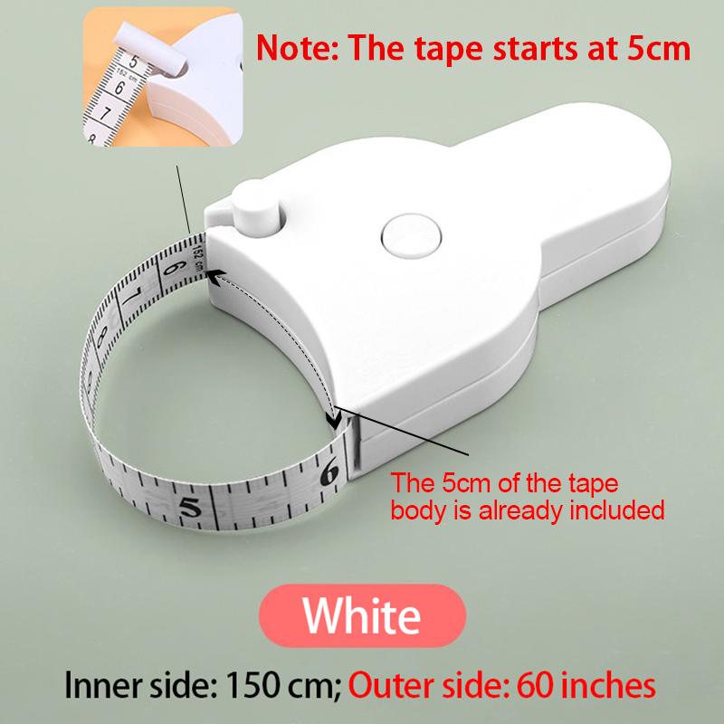 Portable Measuring Tape Mini Ruler Retractable Metric Tape in Inches Measuring Film for Body Soft Measuring Tape