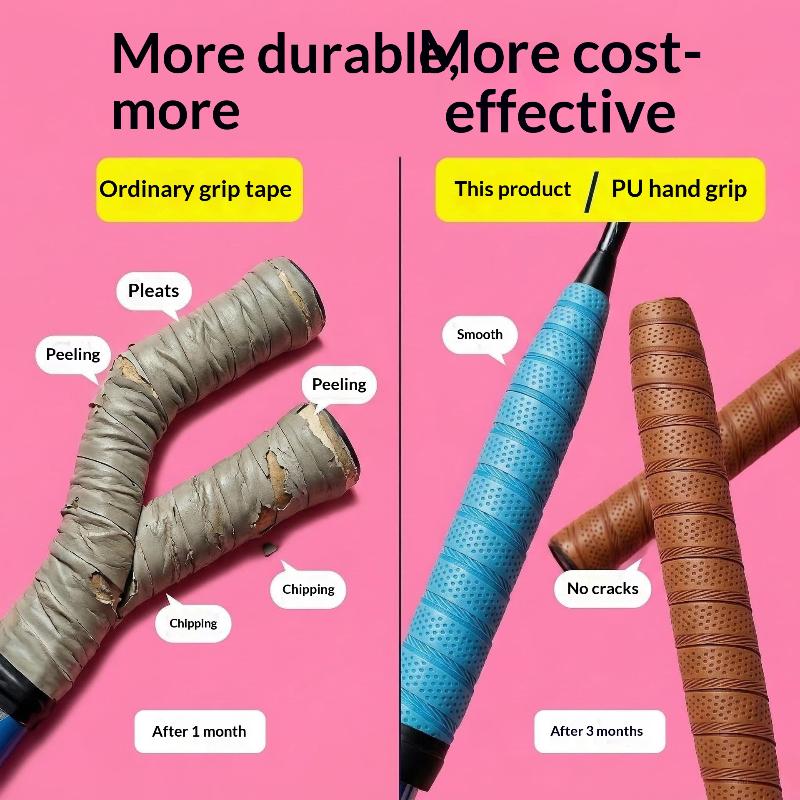 2Pcs Tennis Racket Overgrip Sweat Band Absorption Grip Pu Badminton Racket Handle Grip Tennis Griptape Padel Racket Grip