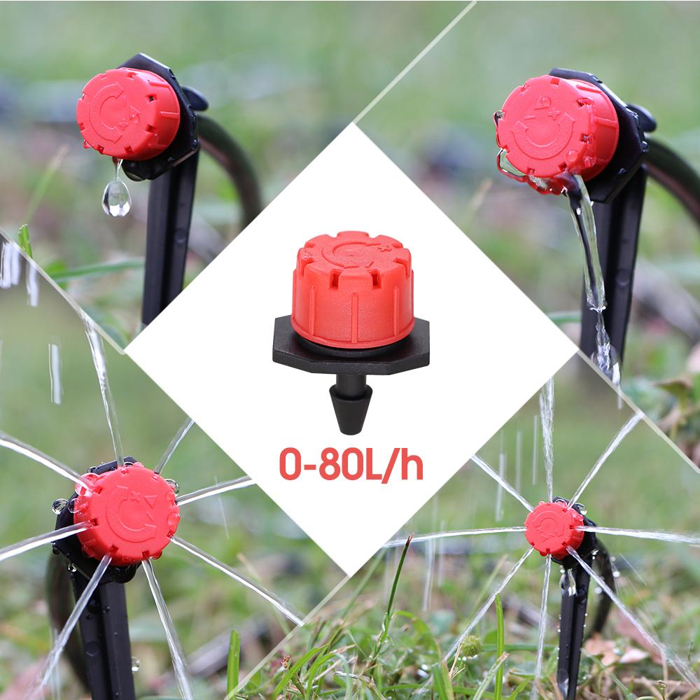 5-50m Garden 1/4'' Drip Irrigation Kit Automatic Watering System Nozzles for Farmland Bonsai Plant Flower Vegetable Greenhouse