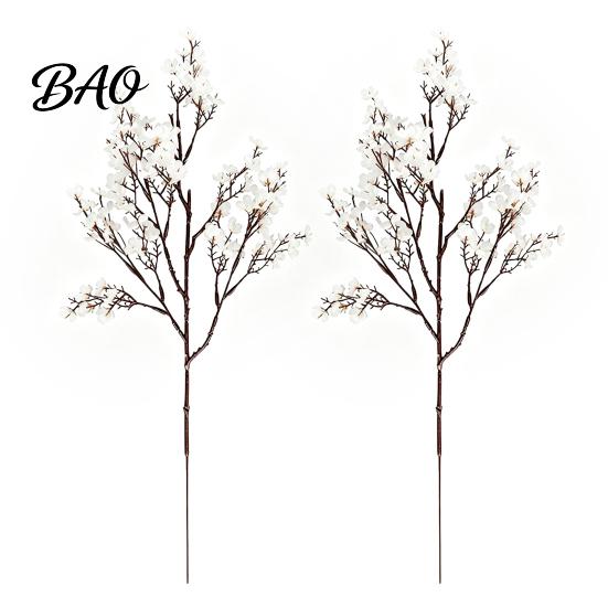 Reusable Harvest Festival Flower Stems Realistic Artificial Flowers for Autumn Home Decoration, Silk Floral Safe Faux Decor Pets Branches Halloween
