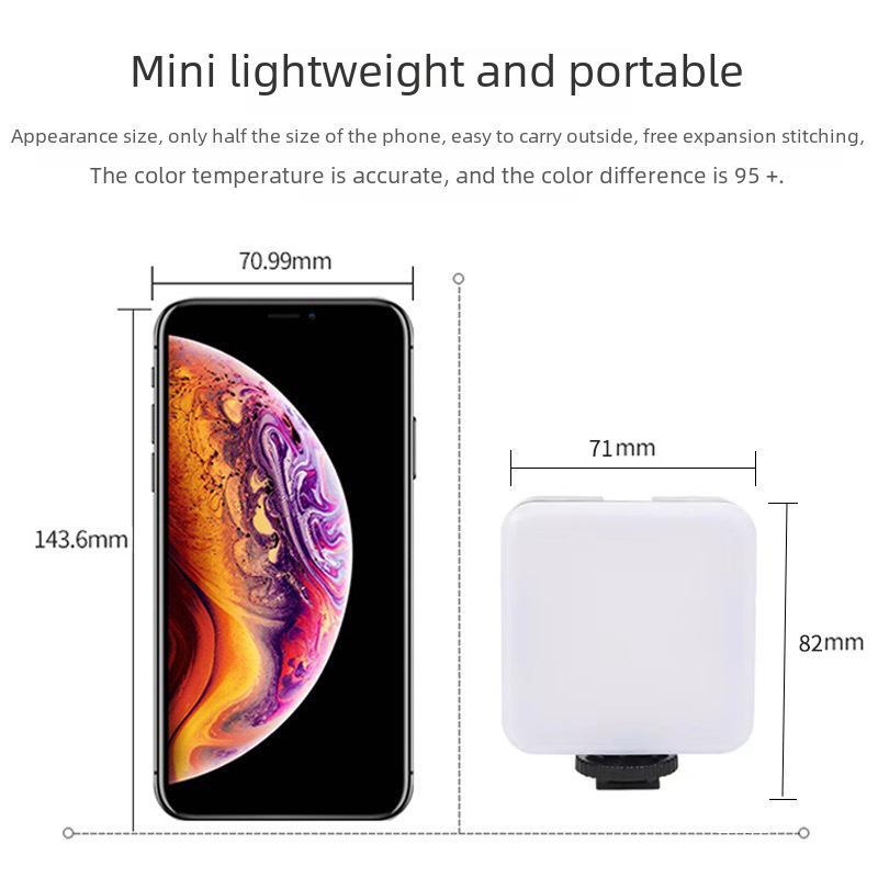 Pocket Portable RGB Mini LED Fill Light for Creative Video Atmosphere