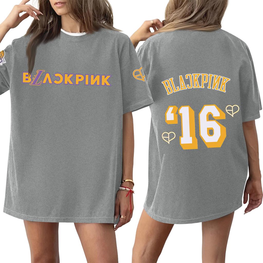 Women's Round Neck Printed Short-sleeved T-shirt Top