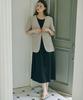 MALOUPE 7107 Crinkle Sleeveless Long Dress (Black)