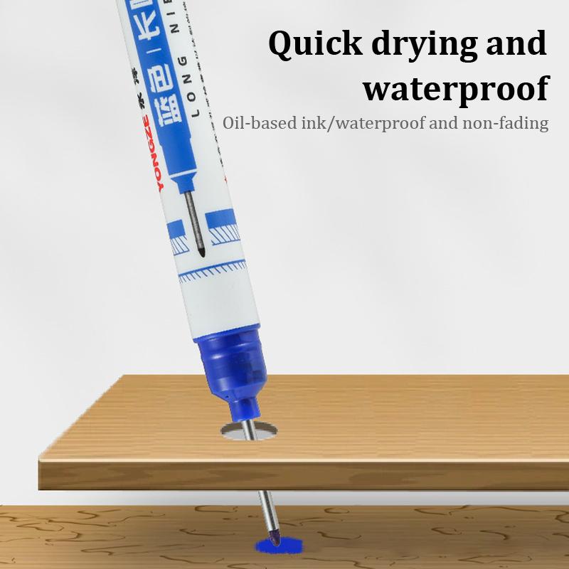 32Mm Langkopf-Markierungsstifte Große Kapazität Tief Wasserdicht Vierfarbmarker