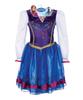 Disney Store Frozen Anna Costume, Size M with Cape, 4-6X, Blue, 63594