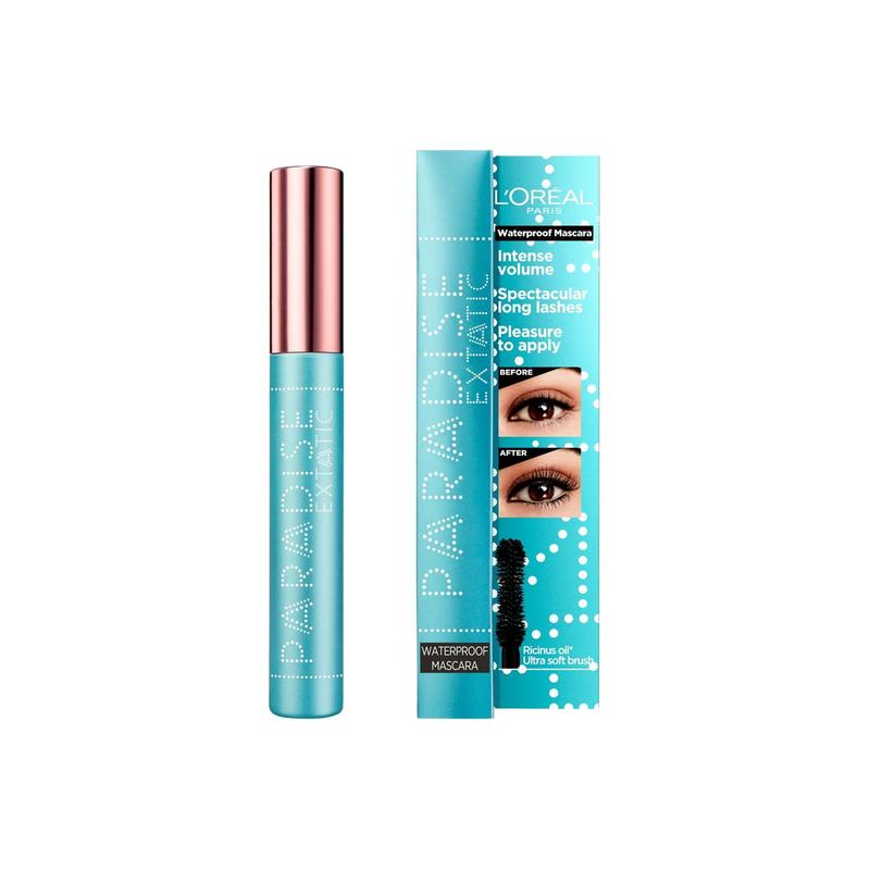 Loreal Paris Volume Mascara Curl Defining Volumizing Paradise Waterproof Mascara-01 Black