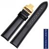 Smooth Genuine Calfskin Leather Watchband 18mm 19mm 20mm 21mm 22mm 23 Soft Straps Automatic Butterfly Buckle Business Watch Band