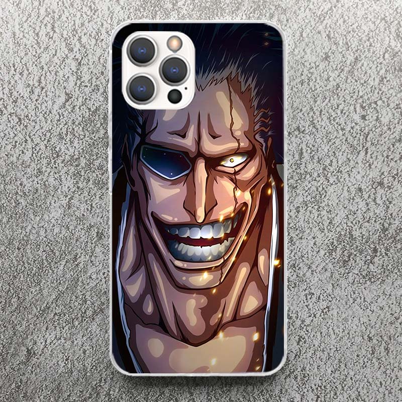 Bleach Zaraki Kenpachi Phone Case For iPhone 17 16 15 14 13 12 11 Pro Max Mini Plus Air 7 SE 8 Soft Silicone Print Shell Funda F