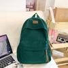 Schoolbag New Autumn and Winter Corduroy Backpack Fashion New Korean Backpack Male and Female Student Bag Lightweight Versatile Bag