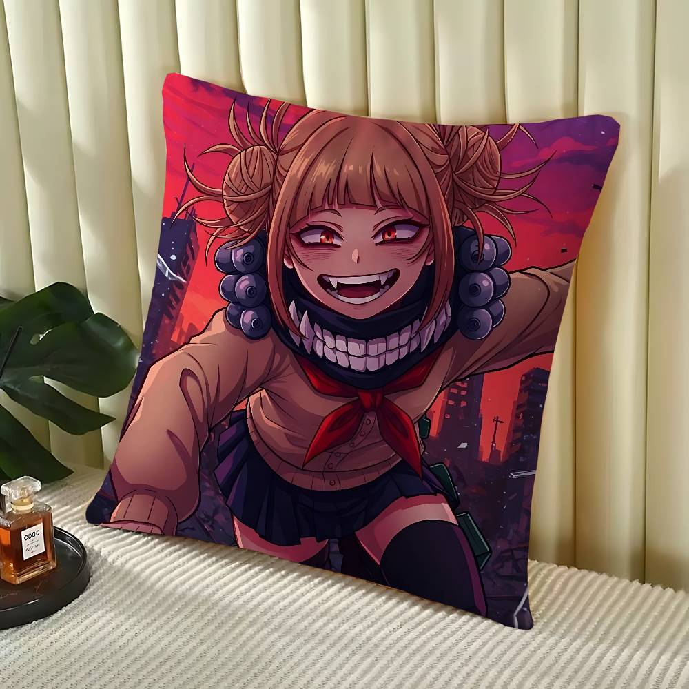 Anime Himiko Toga Pillow Cushion Cover Pillowcase Living Room Sofa Home Decor Customized