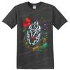 Beetle Insect T Shirt Colorful Tropical Flower Garden Nature Graphic Art Tee