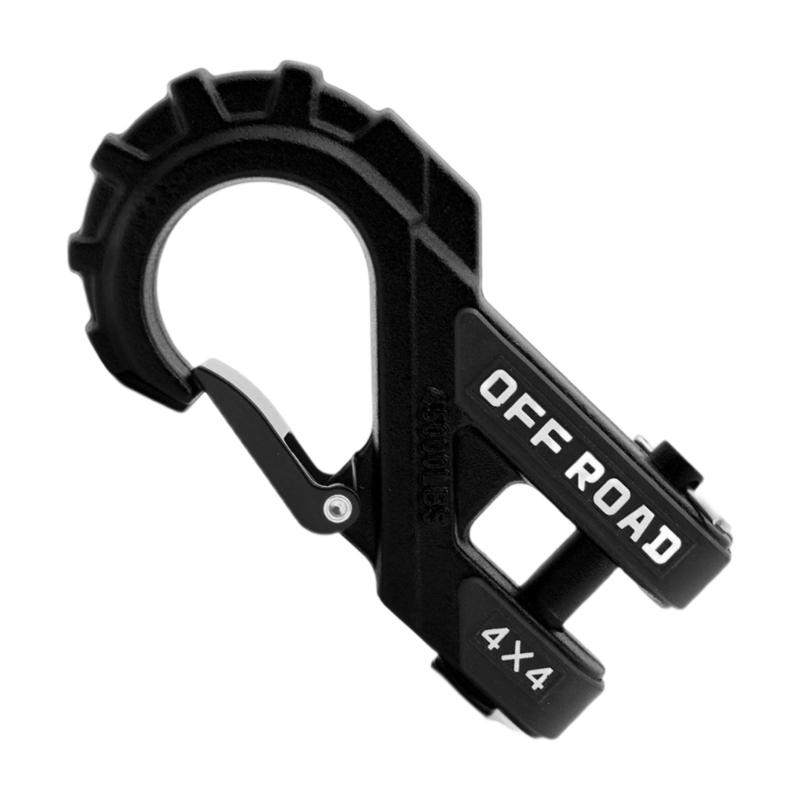 

Reinforced Tow Shackle with Anti Corrosion Coating Strong Steel Trailer Hook with Detachable Pin for Road Vehicles чорний