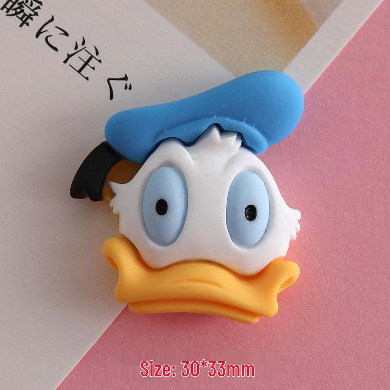 Mickey Series DIY Resin Accessories: Cream Glue, Phone Case, Hair Clips, Pendant, Fridge Magnet, Car Decor Stickers