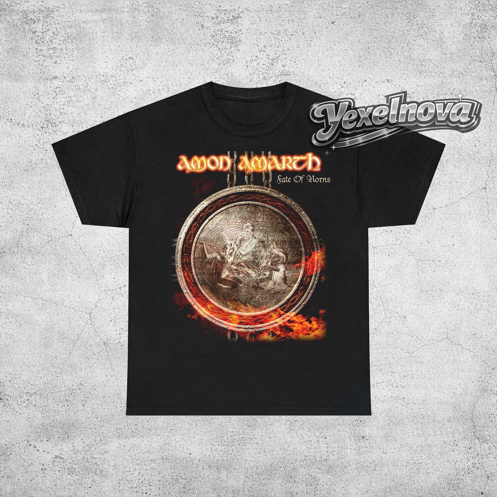 Amon Amarth Surtur Rising Album T-Shirt – Metal Band Merch Unisex Rocker Clothing S