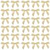 Pack of 50pcs Bowknot Ribbon Gift Wrapping And Party Decoration Multiple Color Reusable Marker Tool for Various Themes