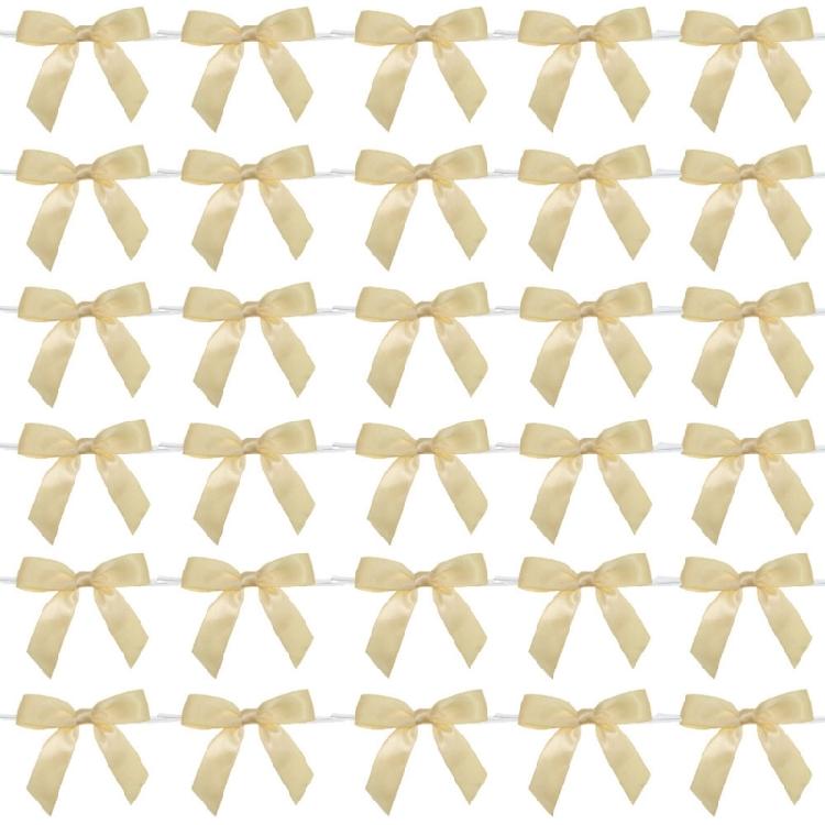 Pack of 50pcs Bowknot Ribbon Gift Wrapping And Party Decoration Multiple Color Reusable Marker Tool for Various Themes