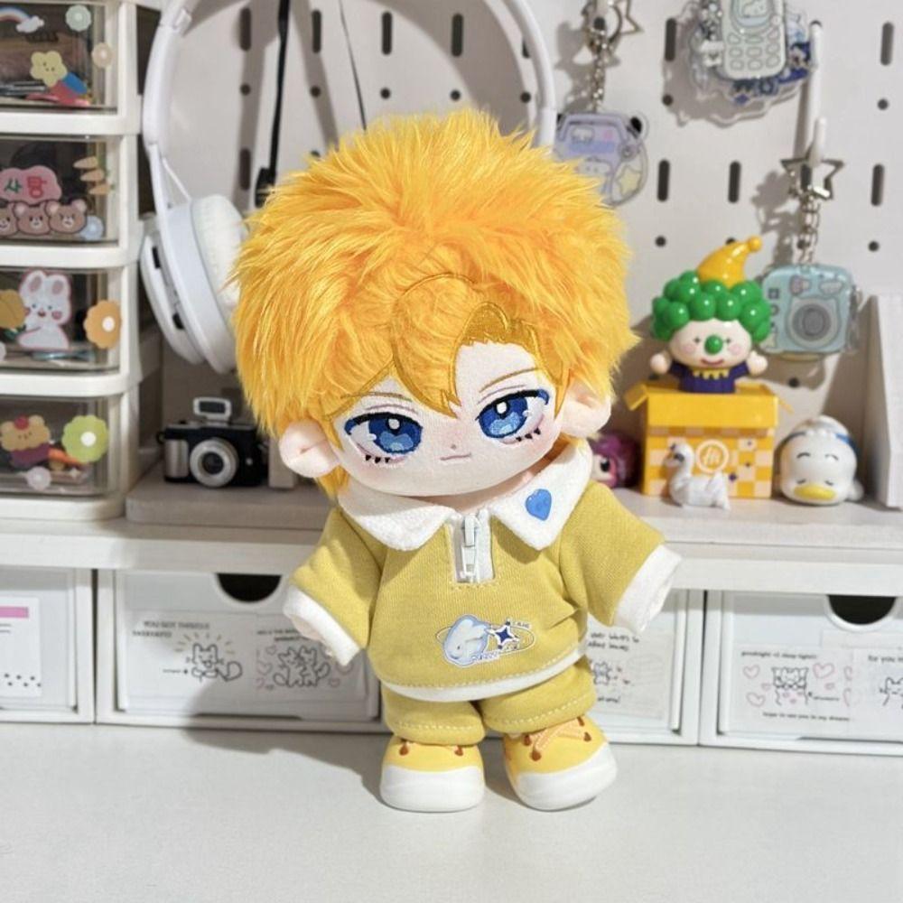 Multicolor 20cm Cotton Doll's Clothes Dress Up Star Doll Clothes Doll Overall Set  Toy Accessories