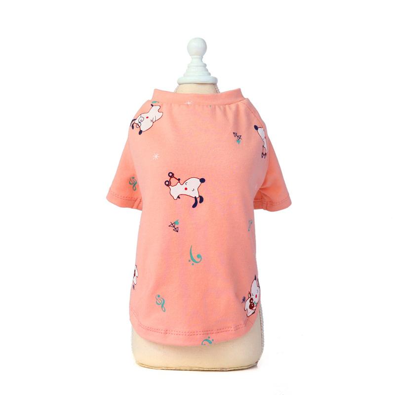 Sweet Print Sphynx Cat Vest T Shirt Summer Cotton Pet Clothes for Cats Gotas mascotas Clothing Katten Kedi Costume vetement chat