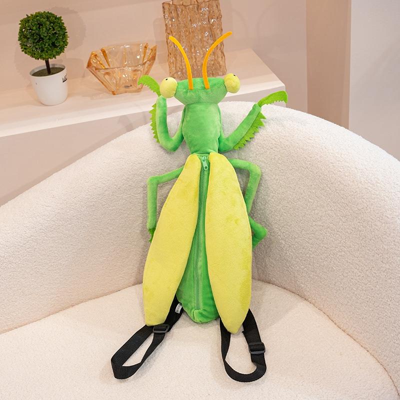 Simulationsinsekt Libelle Plüschtier Kreatives Gottesanbeterin Stofftier Rucksack Cartoon Mantis Libellen Puppen Geburtstagsgeschenke 45cm-55cm