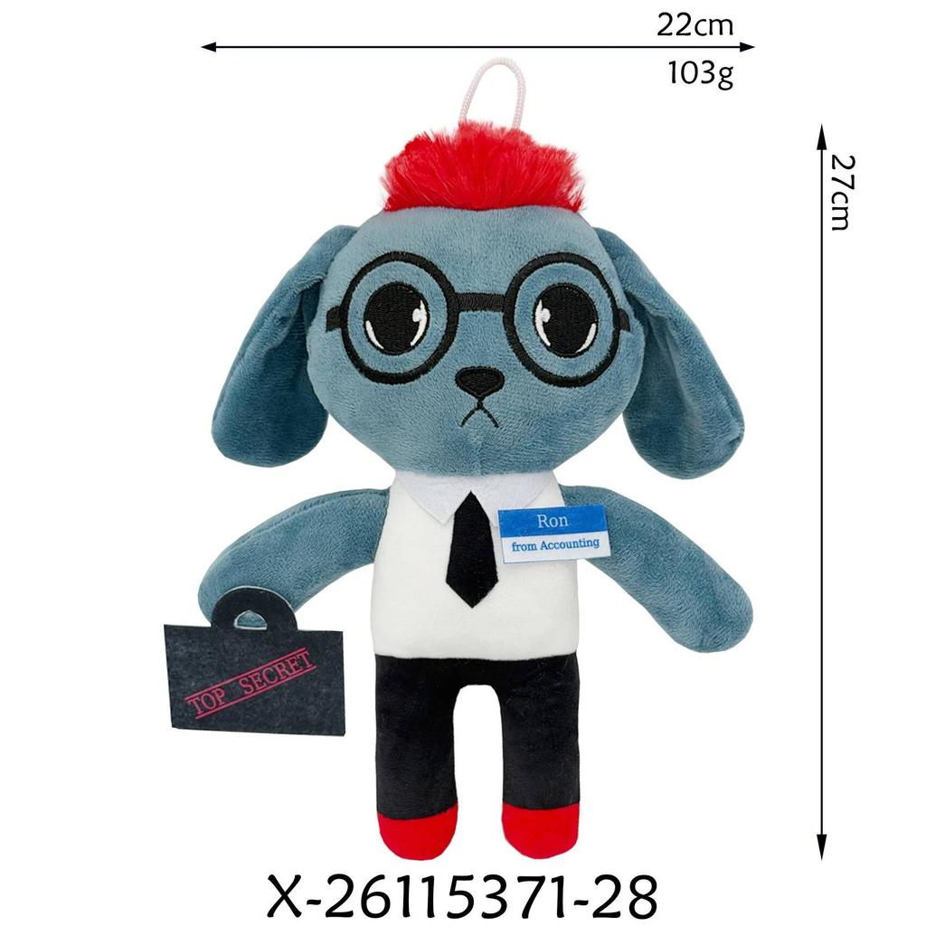 Ratthew Animal Hospital Plush Secret Agent Rathew Sister Plush Rattina Animal Hospital Anomaly Plush Doll Toy Stuffed Animals