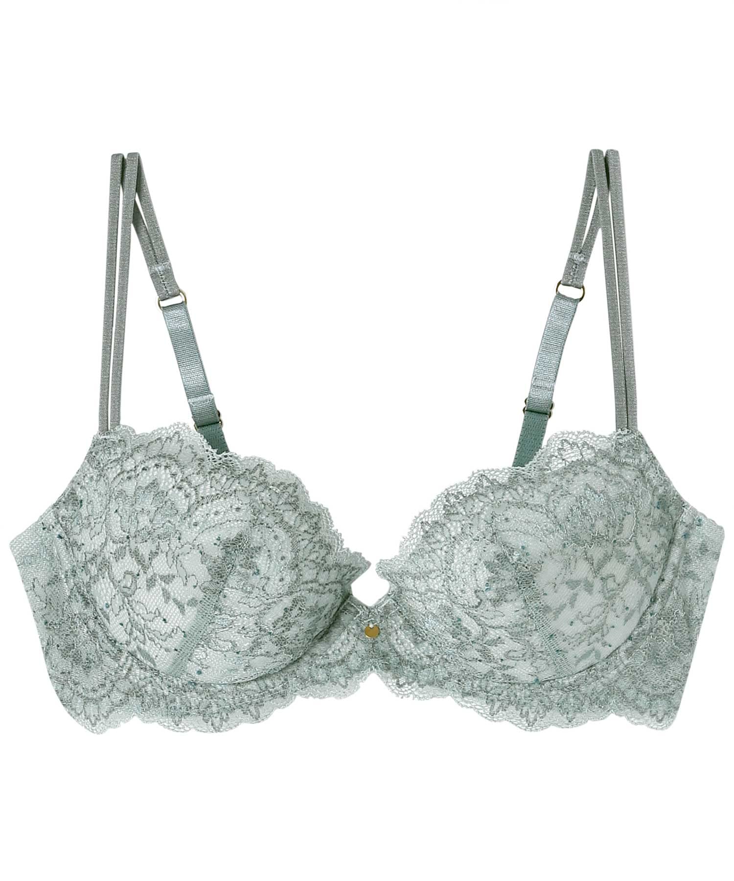 

Бюстгальтер с естественной округлой формой и кружевом по всей спине Бюстгальтер BYJ368 LB [Amphi/Wacoal] [серия BYJ368] Женский