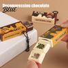 Chocolate Toy with Ball Chain Simulated Keychain Pendant  Snap Stress Relief Portable Fidget Toys Chain  Hanging Decorative Accessory for Backpacks