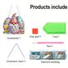 Easter 2D/Flat DIY Special Shape Hanging Diamond Art Kits Rhinestone Diamond Art Window Pendants Home Wall Decoration Crafts