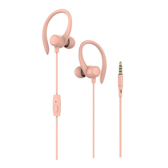 Wired Earbud Sensitive Ergonomic 3.5mm Stereo Noise Reduction Ear Hook Earbud for Recording