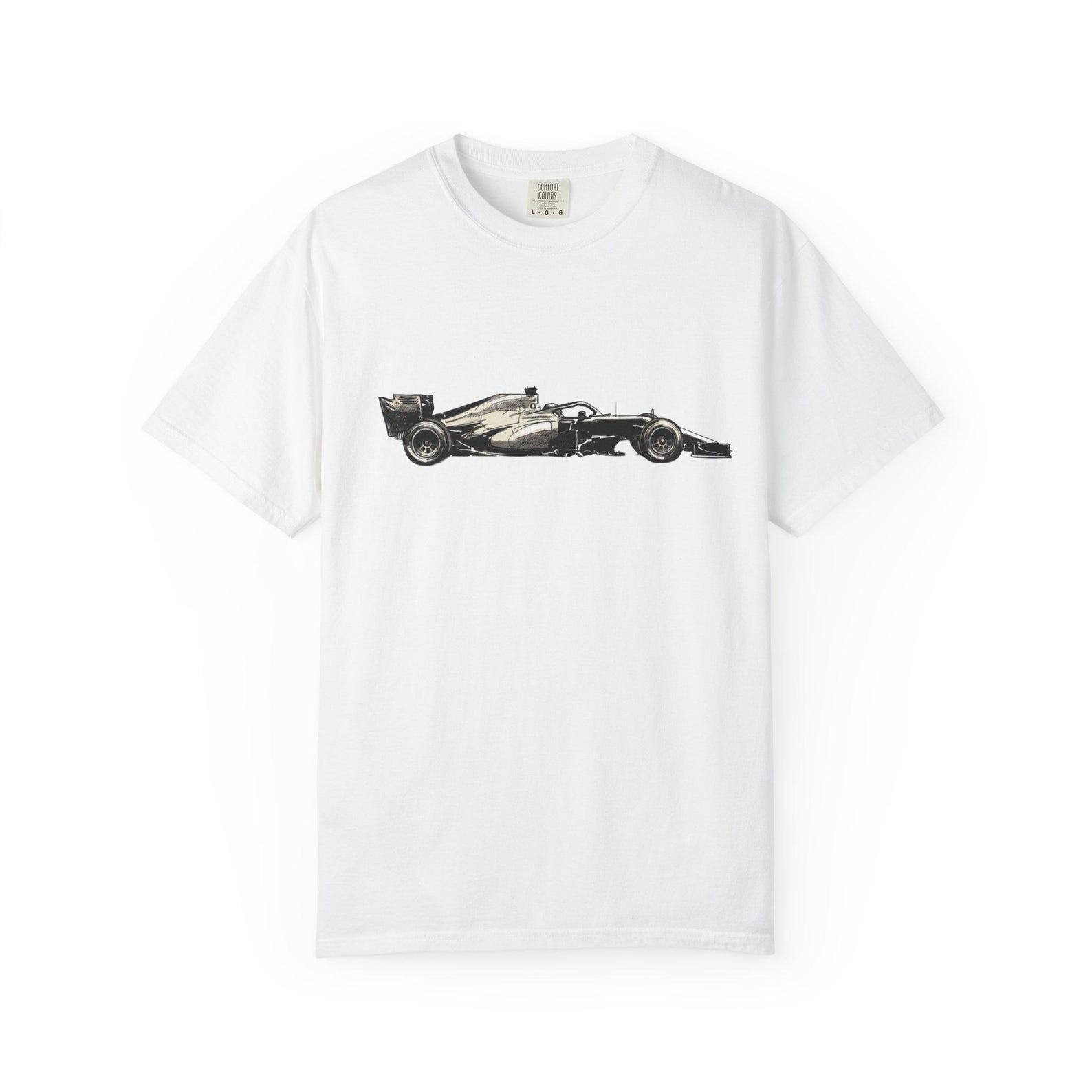 Vintage F1 Car T Shirt Formula 1 Racing Motorsport Graphic Tee Shirt S разноцветный