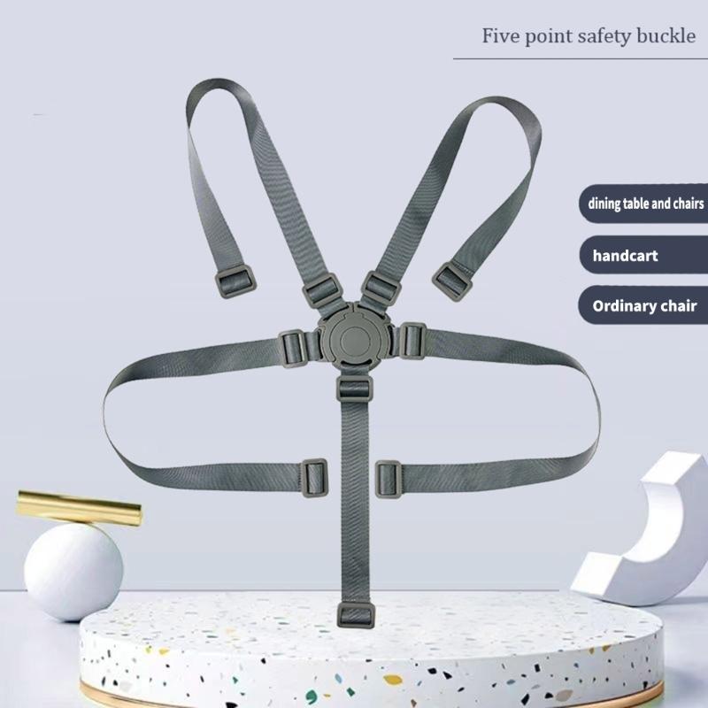 Easy To Use Baby Dining Seat Safety Strap Quick Released Buckle Simple Design for Parents Convenience Saving Time