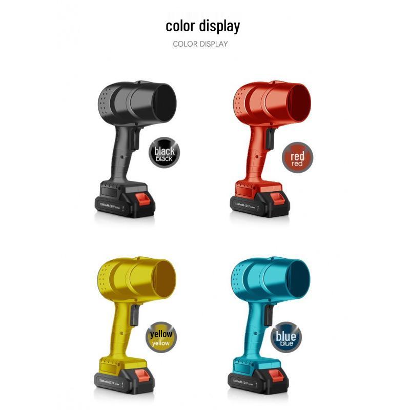 High-Power Lithium Battery Cordless Leaf & Snow Blower for Home & Car Charging