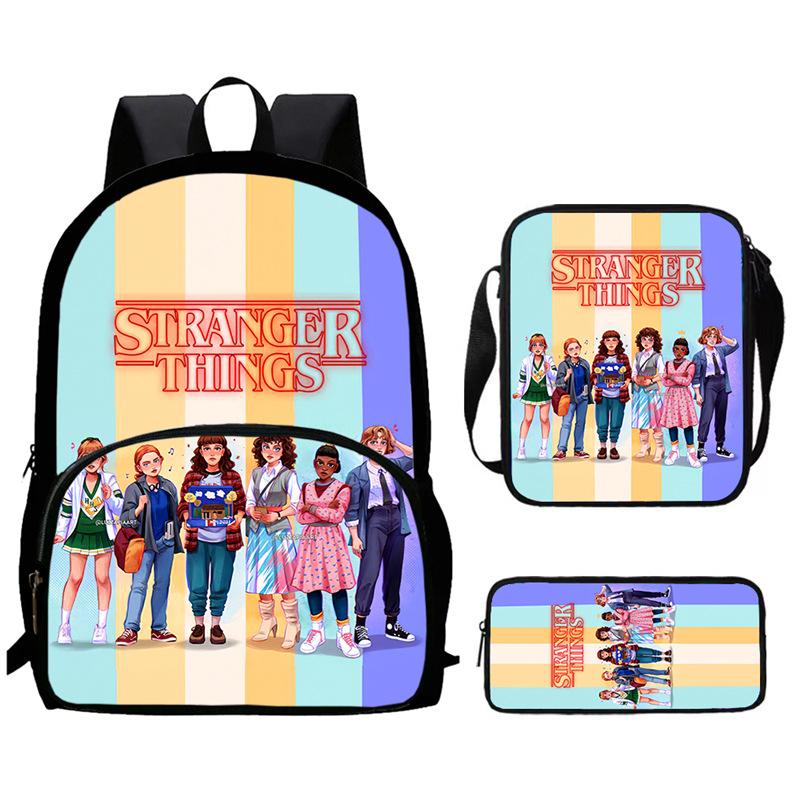Monster Story Schoolbag High Definition Multi-Function Oxford Lightweight Backpack