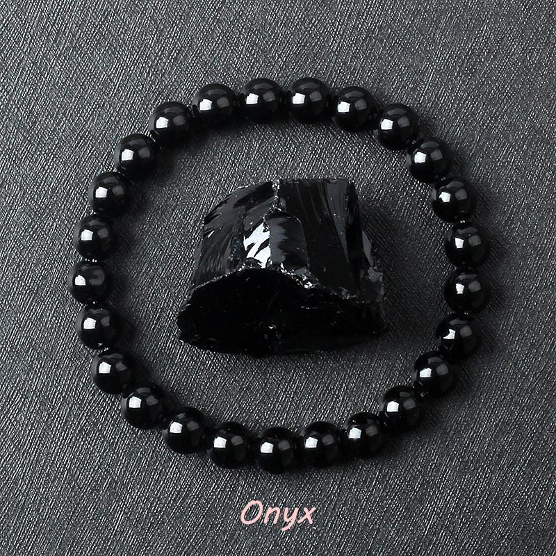 Original Pink Rose Powder Crystal Quartz Bracelets for Women Natural Stone Stretch Bracelets Homme Purify Soul Jewelry Pulsera