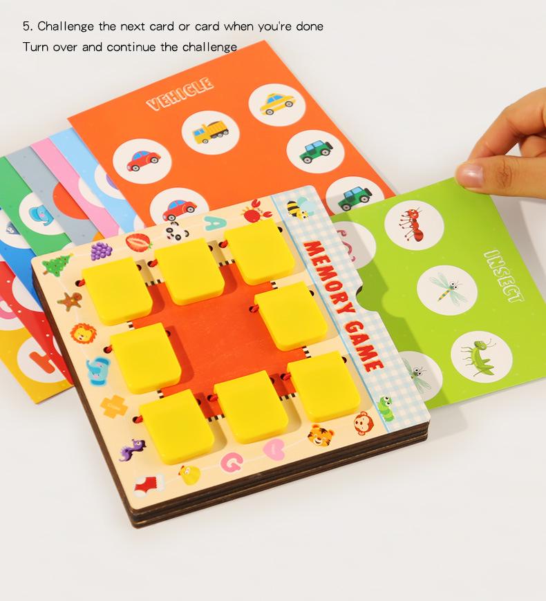 Montessori Memory Chess: Enhance Children's Brainpower & Logical Thinking with this Educational Parent-Child Interaction Game