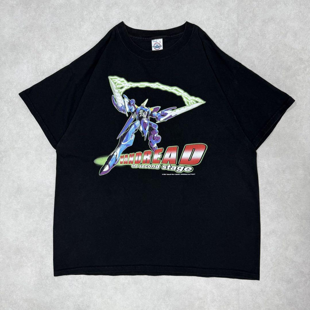 

[USED] Vintage 00s Vandread short sleeve shirt, anime, manga, black