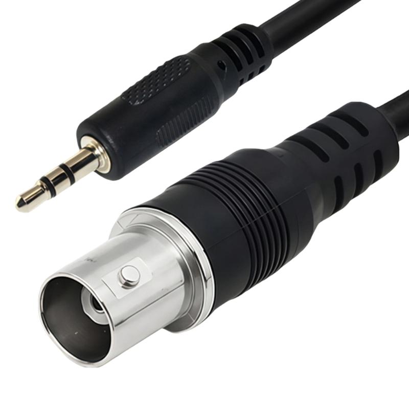 BNC Male Female to 3.5mm Male Female Adapters Cable 1M Coppers Cores for Surveillances Systems Sound Video Signals Transmission DVR NVR Connection