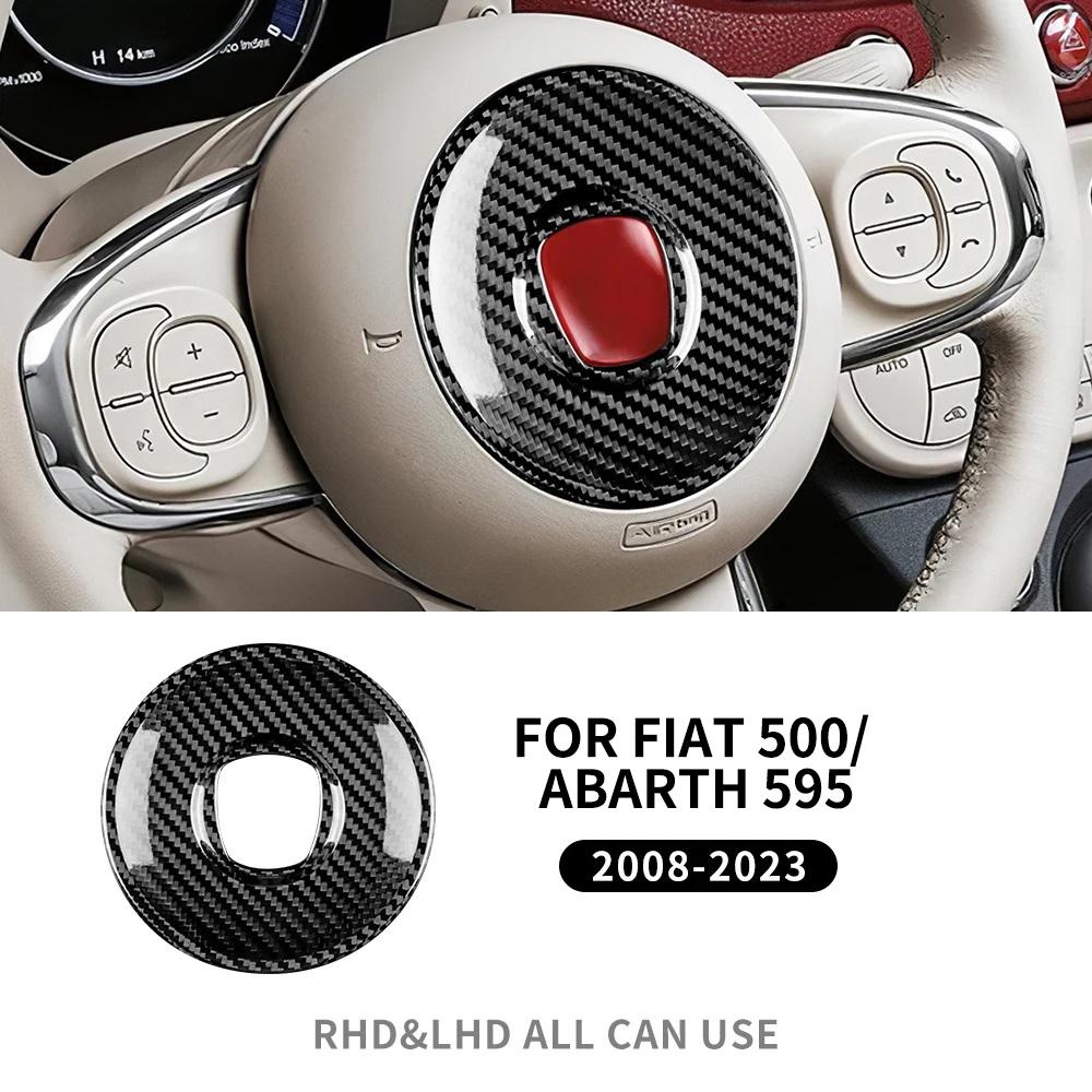 Real Hard Carbon Fiber Sticker For Fiat 500 Abarth 595 695 2008-2013 2014 2015 2016 2017 2018 2019 2020 2025 2025 2025 Car Decor