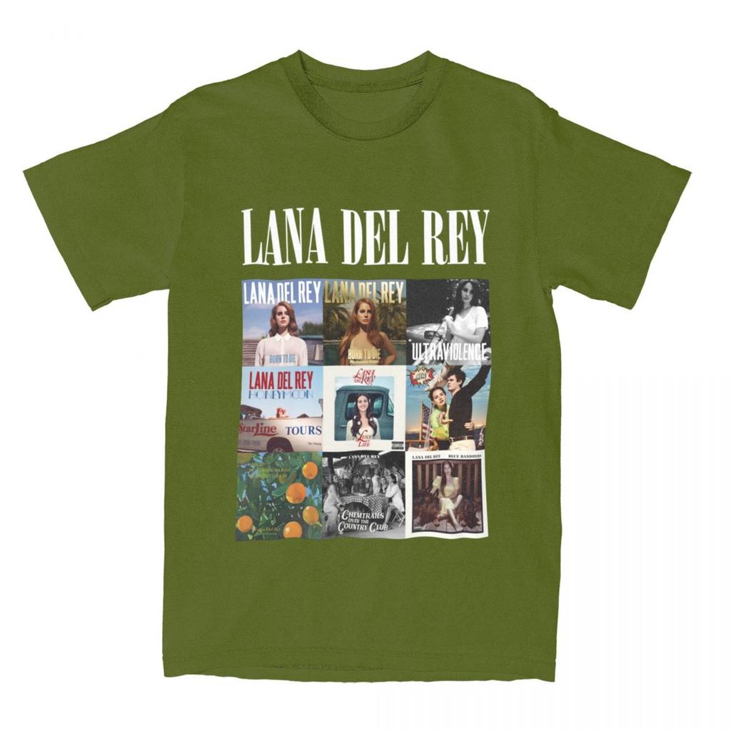 Lana Del Rey T Shirts Merch Unisex Women Pure Cotton Novelty Fashion Singer Tshirt Short Sleeve Clothes New Arrival